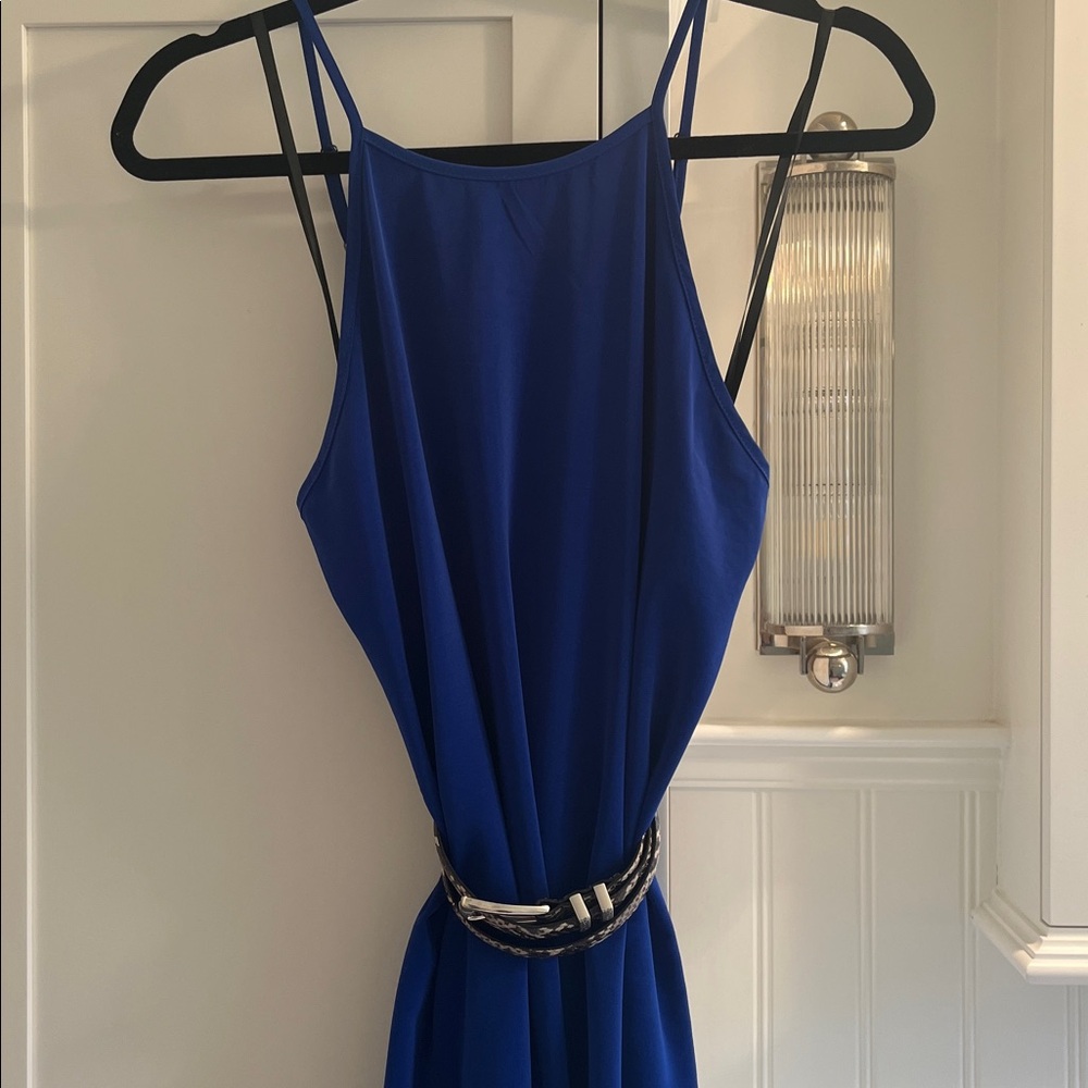 Calvin Klein Blue Slip Dress - Picture 3 of 8